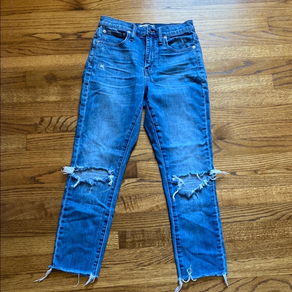 Madewell high-rise slim boyjean
